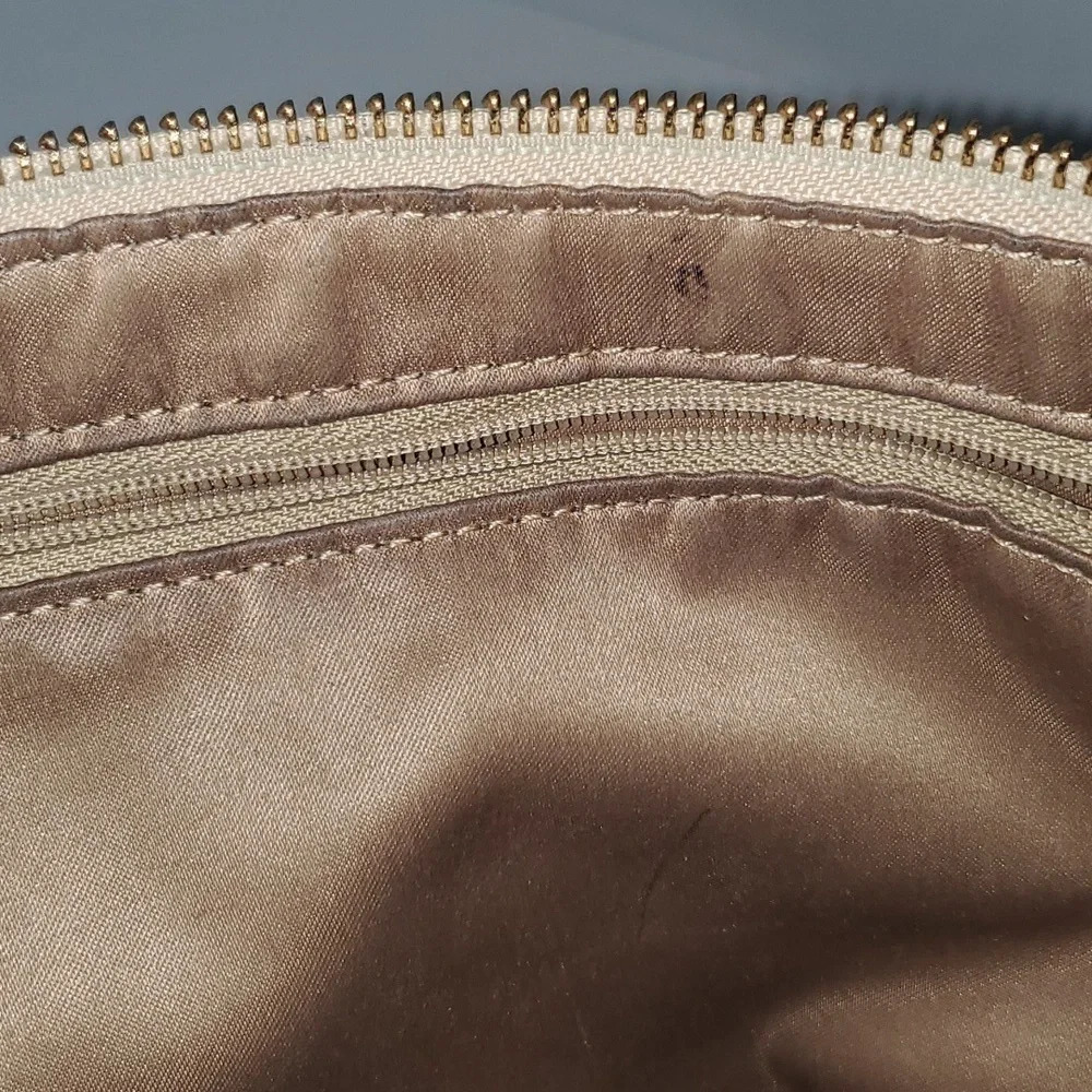 COACH Madison Signature Print Slim File Bag Crossbody Shoulder Bag Black\Tan - Picture 12 of 16